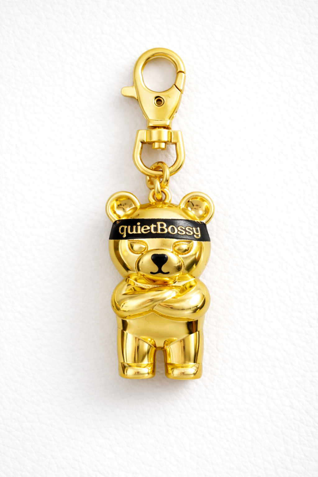 quietBossy Bear Charm – Polished Series